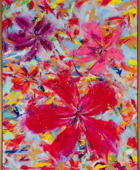 Palm Beach Blooms by Carol Calicchio